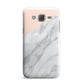 Marble Pink White Grey Samsung Galaxy J7 Case