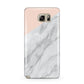 Marble Pink White Grey Samsung Galaxy Note 5 Case