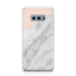 Marble Pink White Grey Samsung Galaxy S10E Case