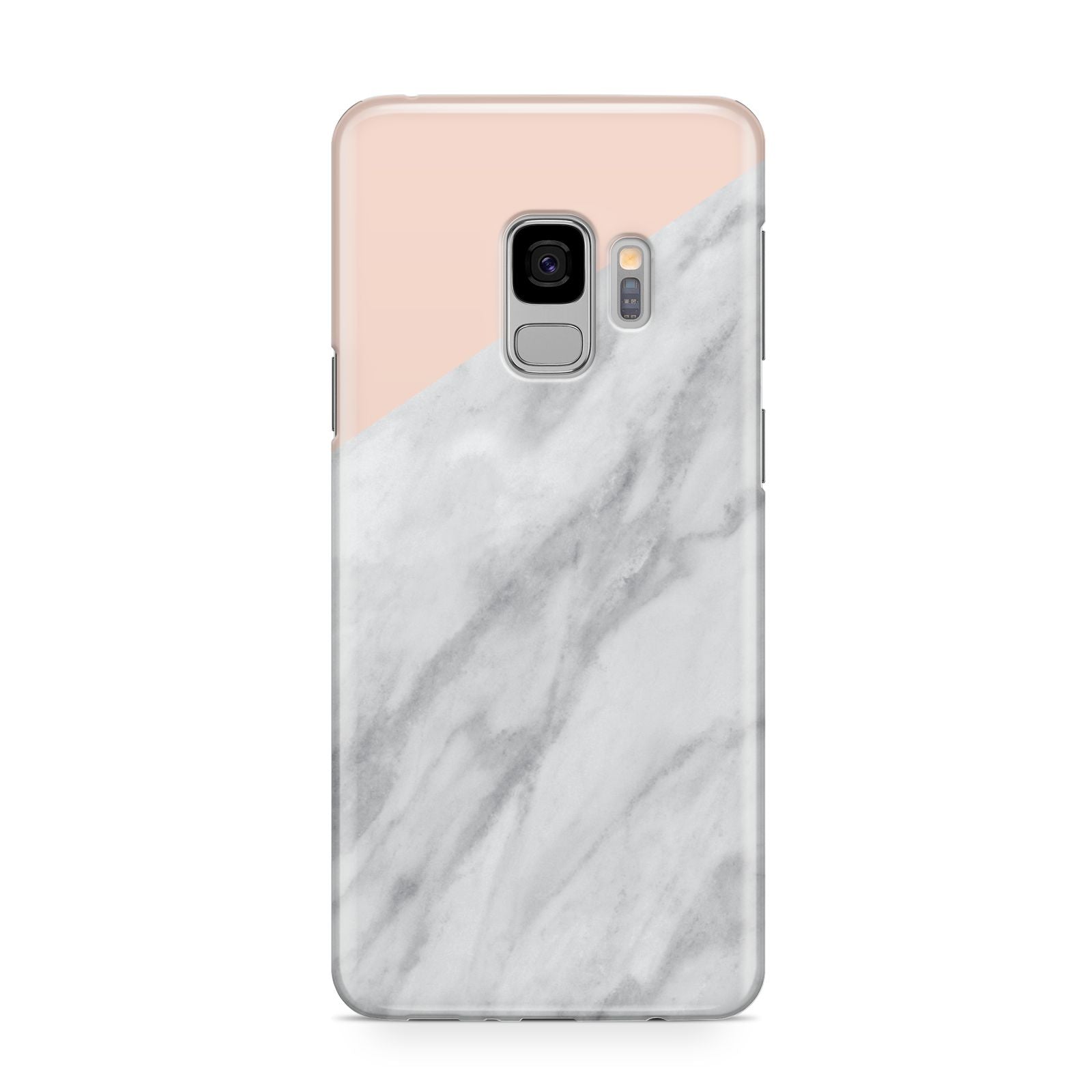 Marble Pink White Grey Samsung Galaxy S9 Case