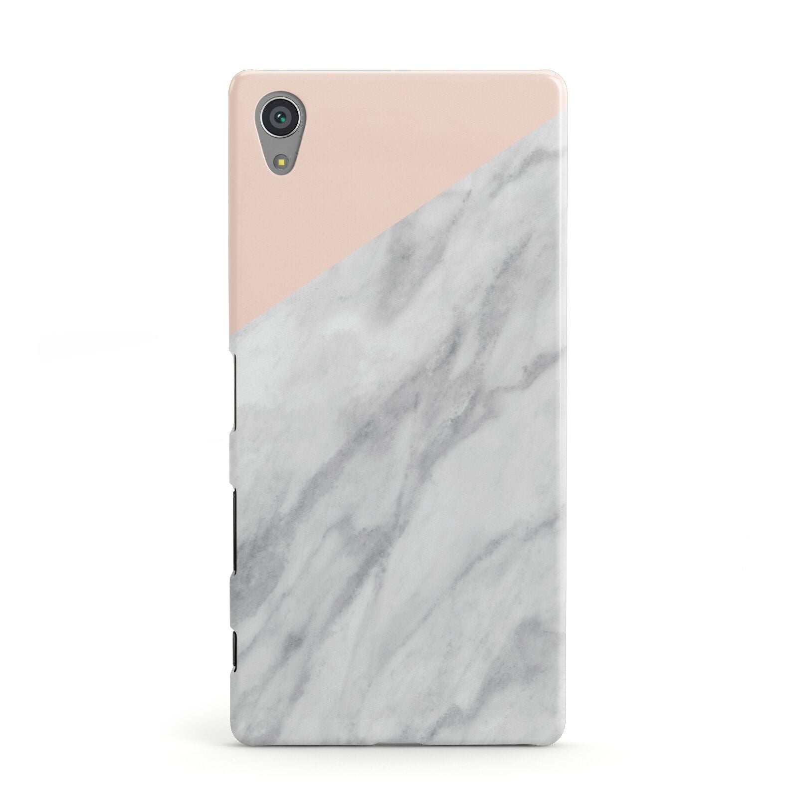 Marble Pink White Grey Sony Xperia Case