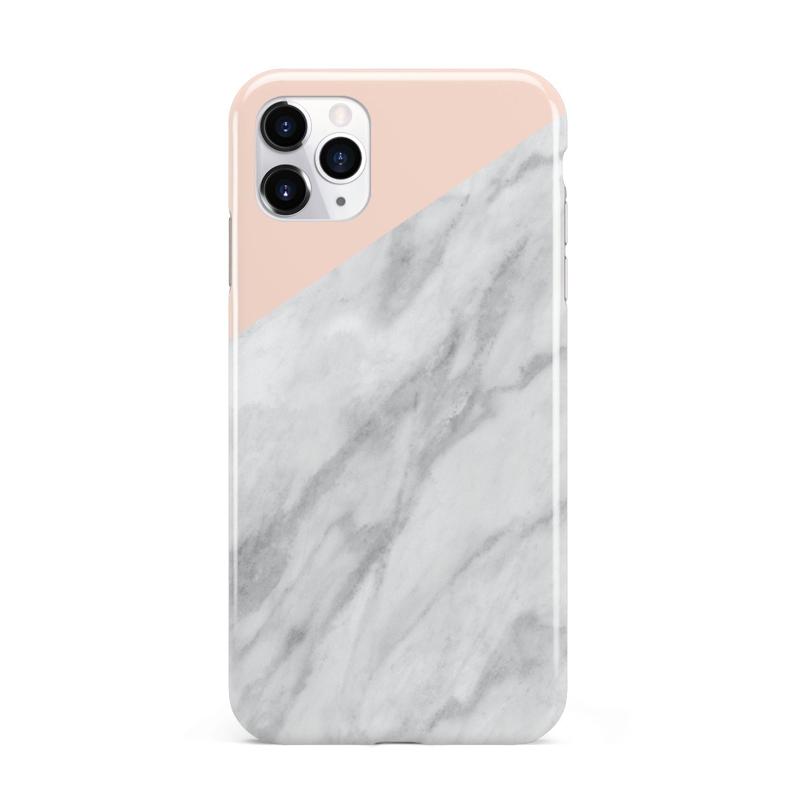 Marble Pink White Grey iPhone 11 Pro Max 3D Tough Case
