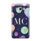 Marble Planets Personalised Initials Samsung Galaxy J5 2016 Case