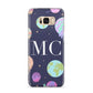 Marble Planets Personalised Initials Samsung Galaxy S8 Plus Case