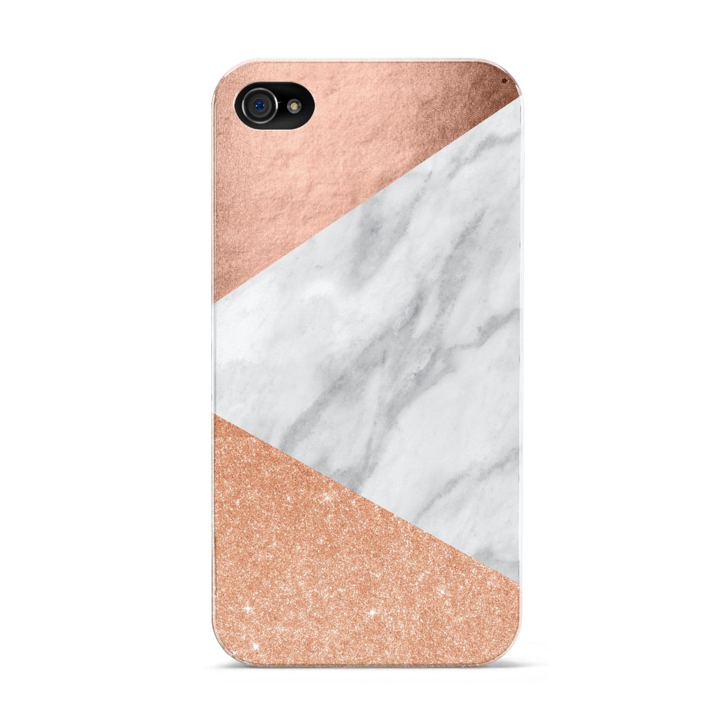 Marble Rose Gold Apple iPhone 4s Case