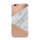 Marble Rose Gold Apple iPhone 6 3D Tough Case
