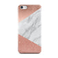 Marble Rose Gold Foil Apple iPhone 5c Case