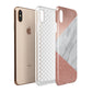 Marble Rose Gold Foil Apple iPhone Xs Max 3D Tough Case Expanded View