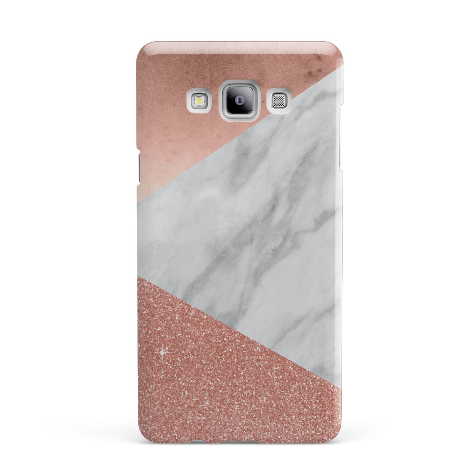 Marble Rose Gold Foil Samsung Galaxy A7 2015 Case