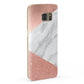 Marble Rose Gold Foil Samsung Galaxy Case Fourty Five Degrees