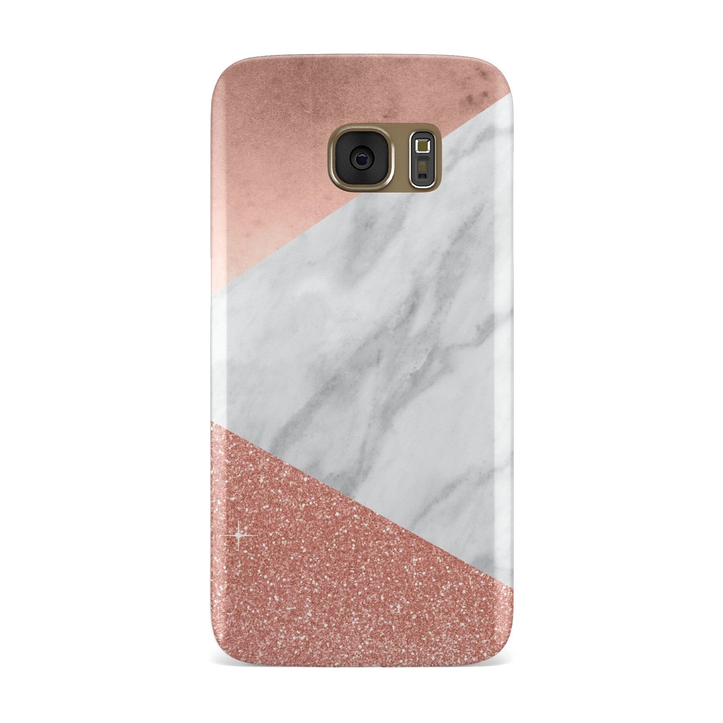 Marble Rose Gold Foil Samsung Galaxy Case
