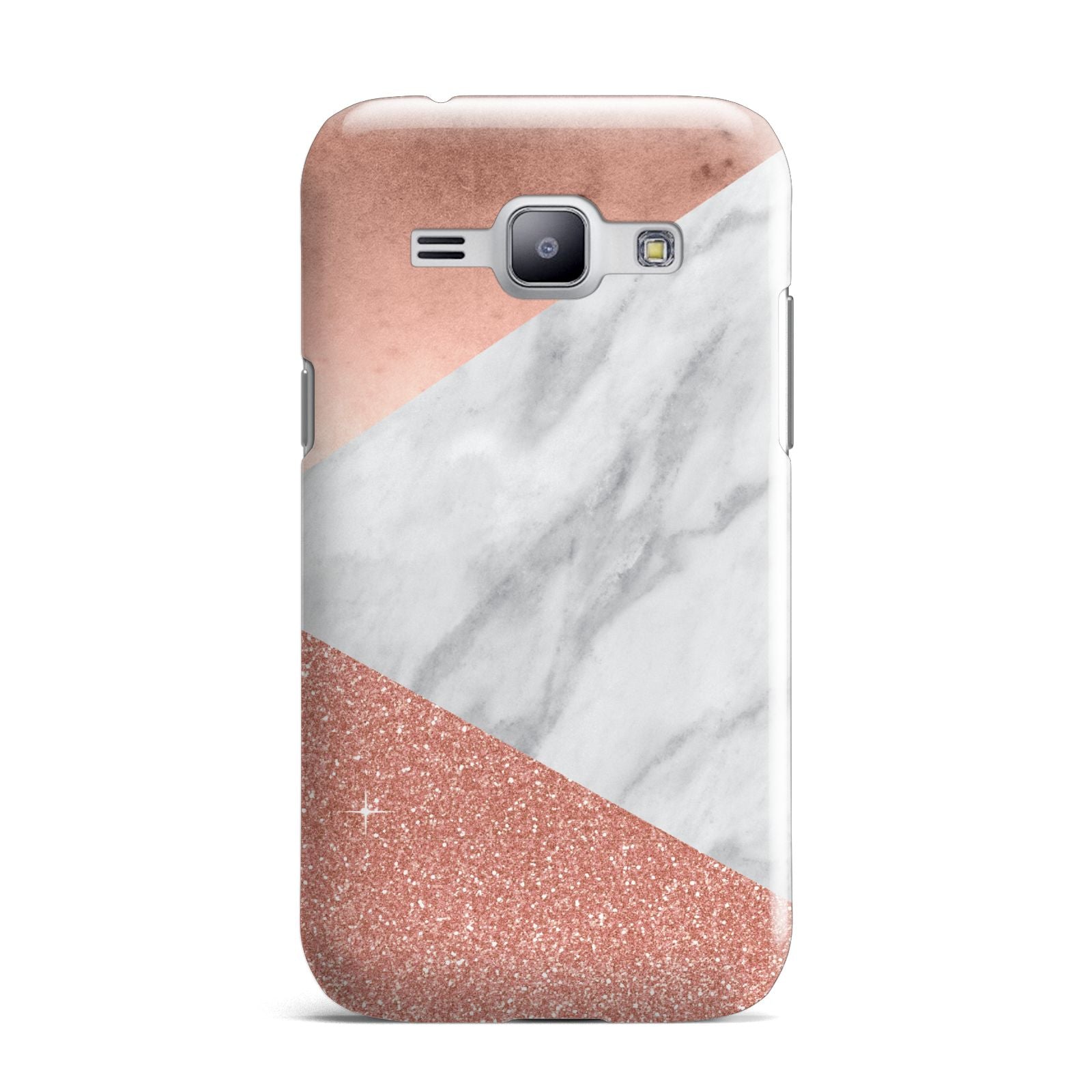 Marble Rose Gold Foil Samsung Galaxy J1 2015 Case
