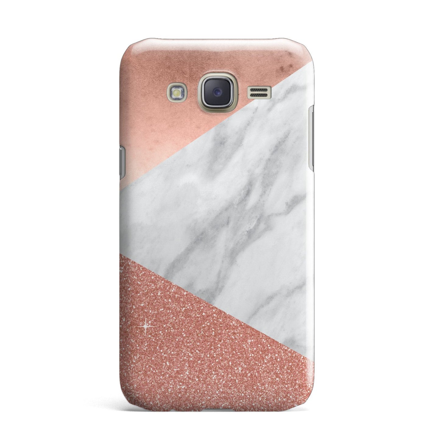 Marble Rose Gold Foil Samsung Galaxy J7 Case
