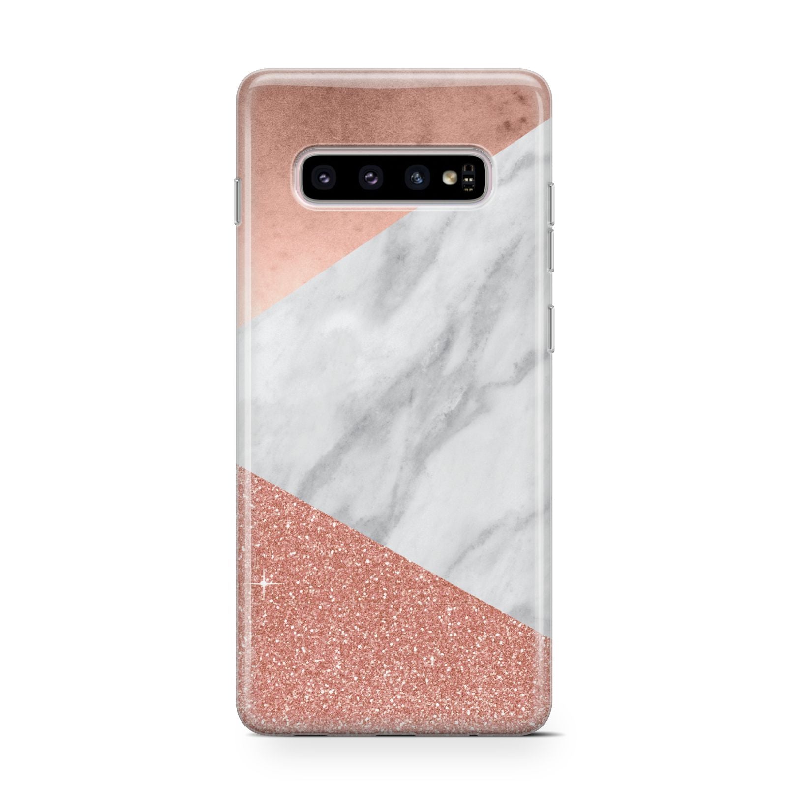 Marble Rose Gold Foil Samsung Galaxy S10 Case