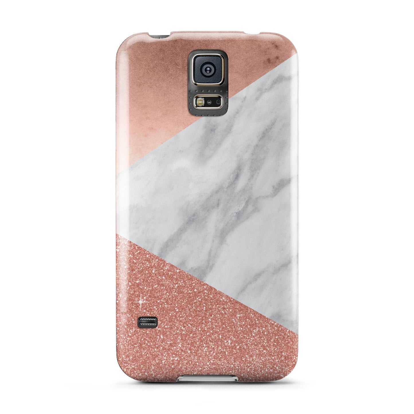 Marble Rose Gold Foil Samsung Galaxy S5 Case