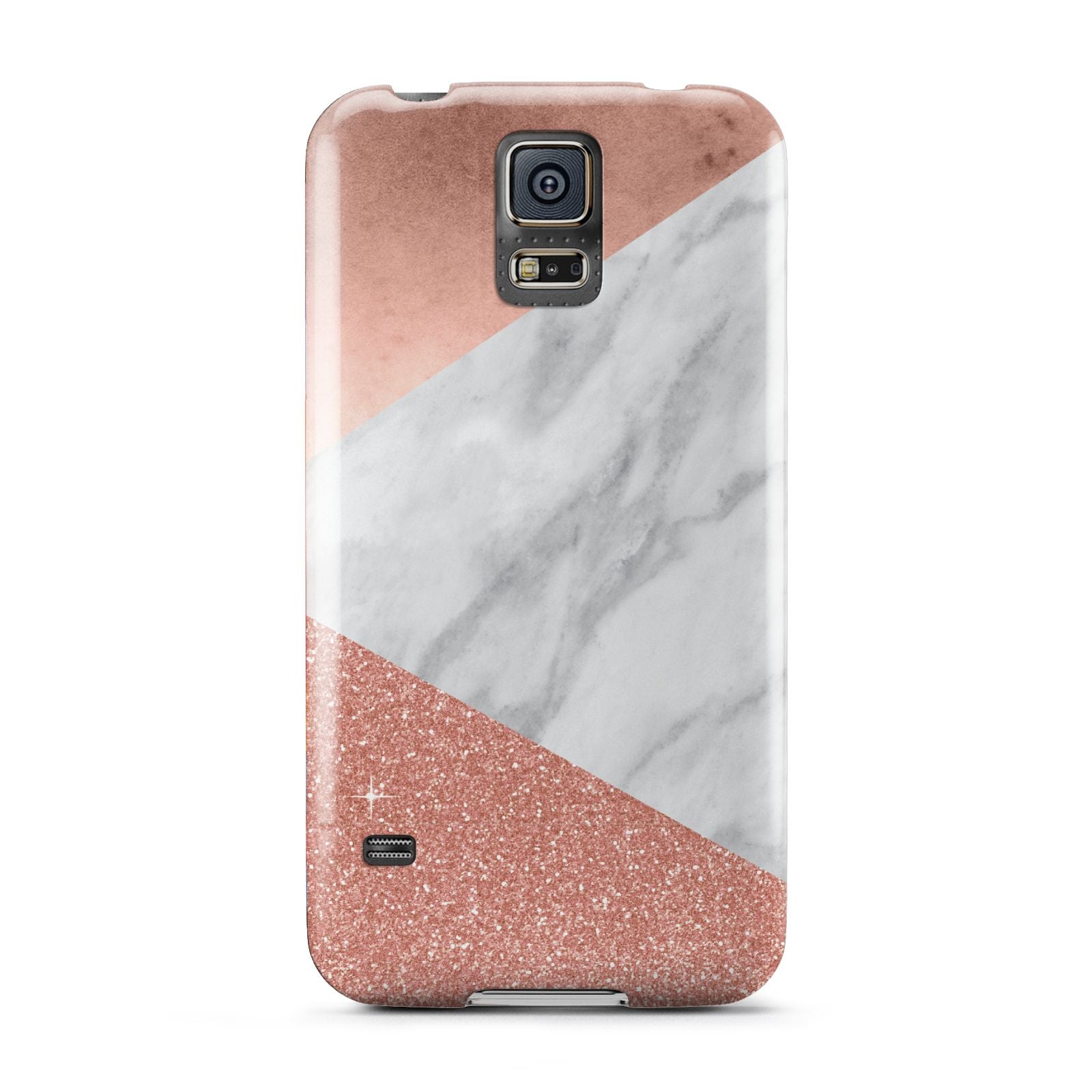 Marble Rose Gold Foil Samsung Galaxy S5 Case
