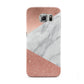 Marble Rose Gold Foil Samsung Galaxy S6 Case