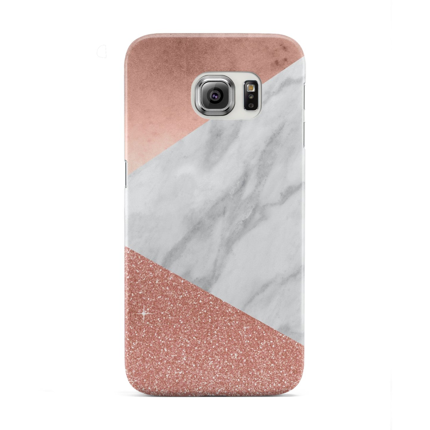 Marble Rose Gold Foil Samsung Galaxy S6 Edge Case