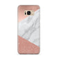 Marble Rose Gold Foil Samsung Galaxy S8 Plus Case