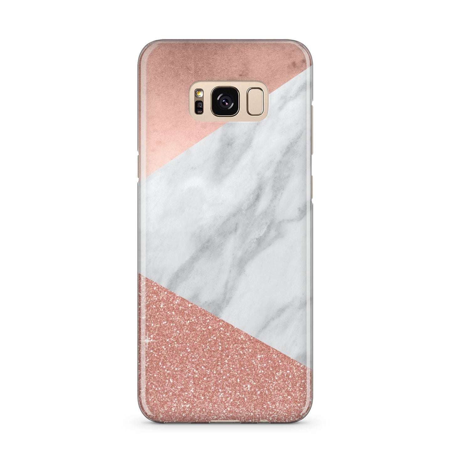 Marble Rose Gold Foil Samsung Galaxy S8 Plus Case