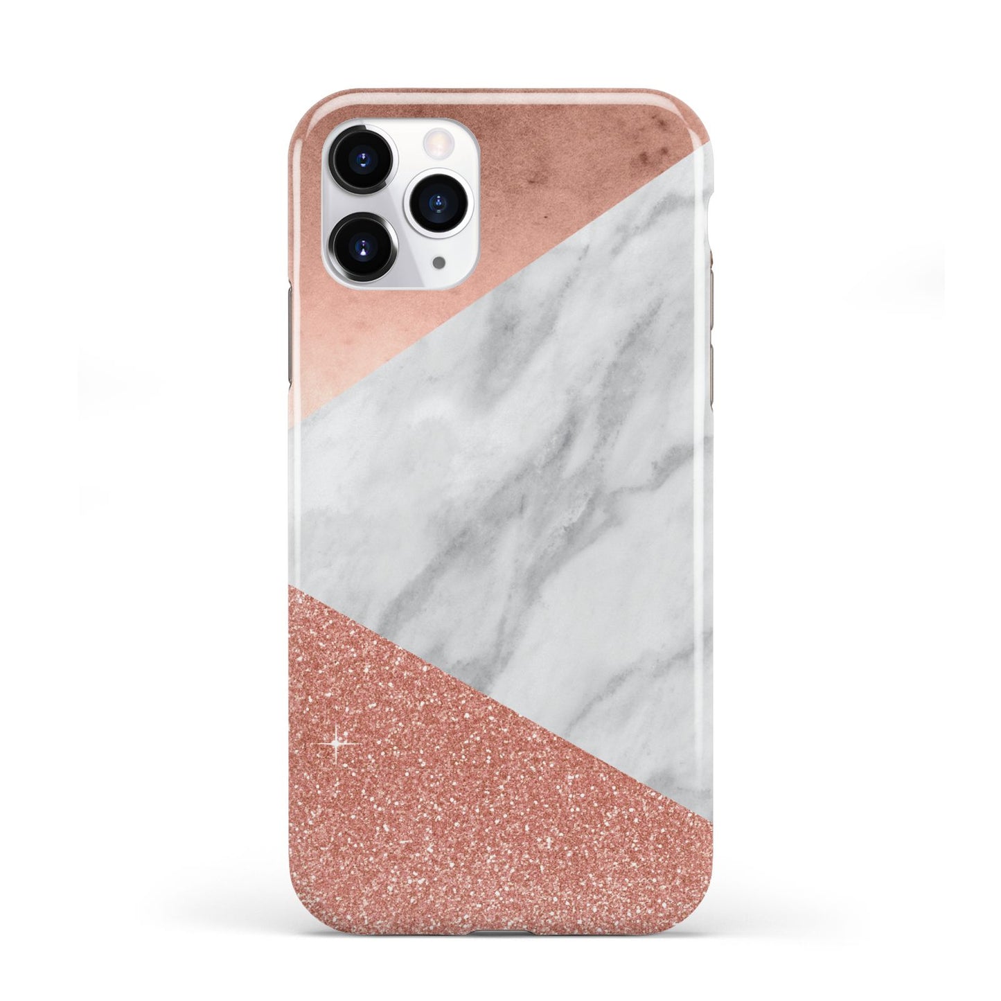 Marble Rose Gold Foil iPhone 11 Pro 3D Tough Case