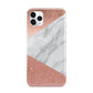 Marble Rose Gold Foil iPhone 11 Pro Max 3D Tough Case