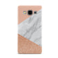 Marble Rose Gold Pink Samsung Galaxy A5 Case