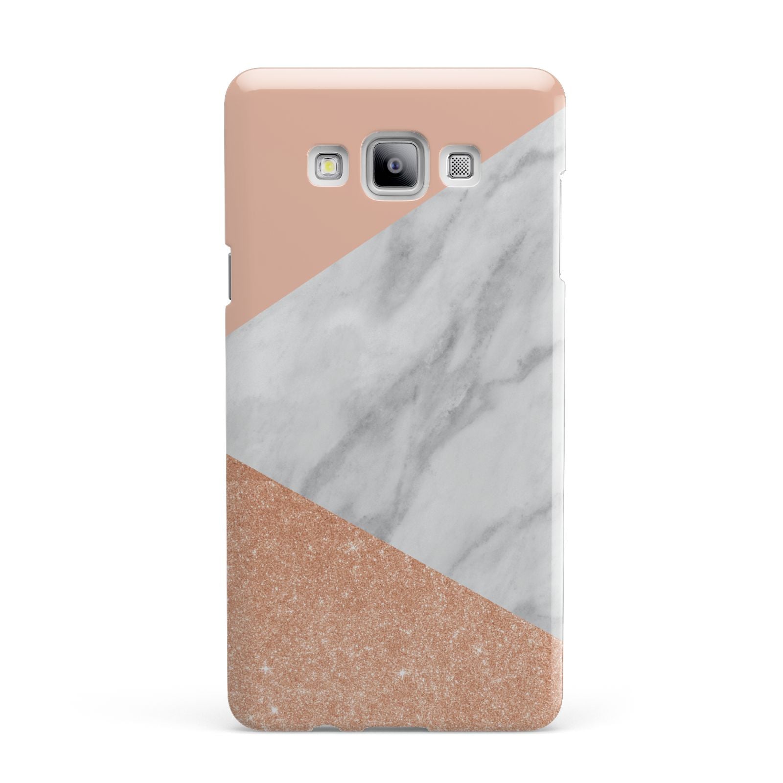 Marble Rose Gold Pink Samsung Galaxy A7 2015 Case