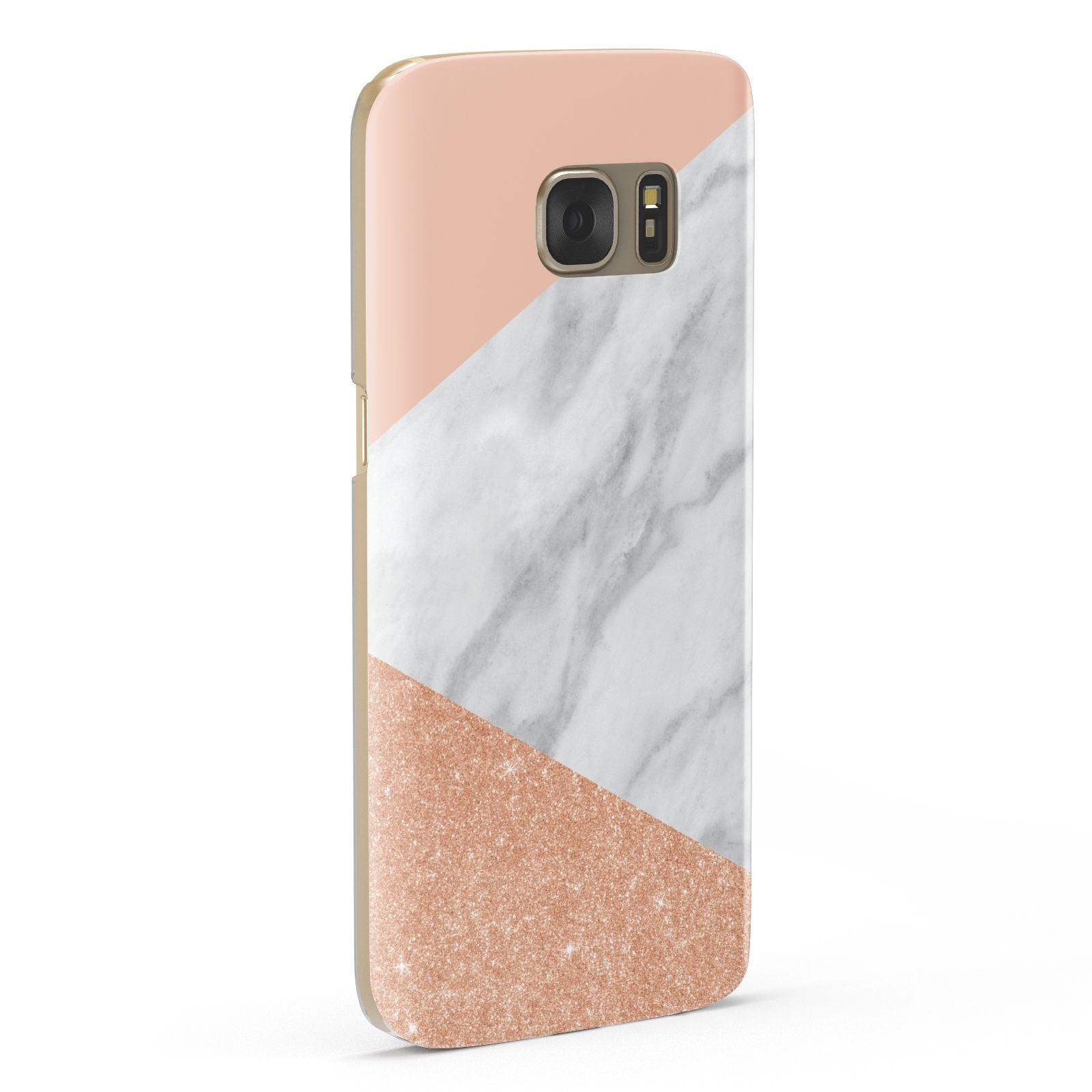 Marble Rose Gold Pink Samsung Galaxy Case Fourty Five Degrees