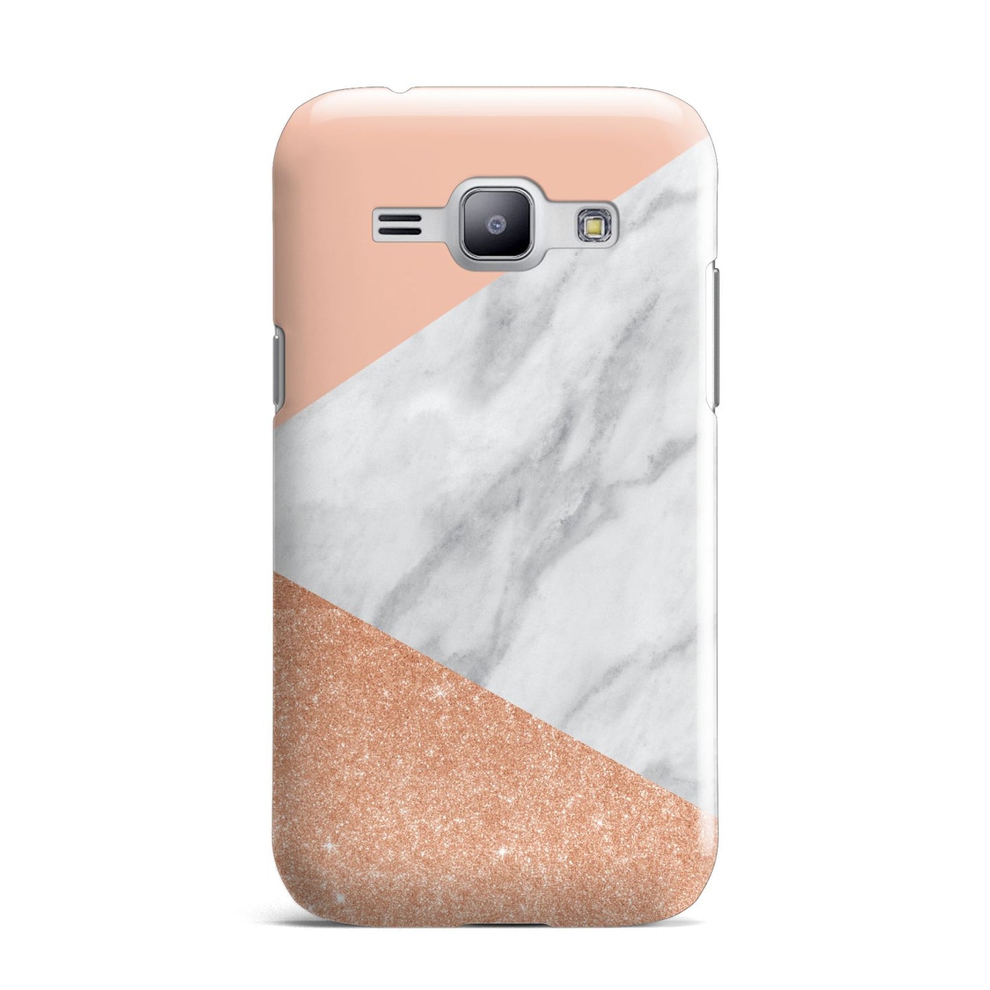 Marble Rose Gold Pink Samsung Galaxy J1 2015 Case