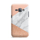 Marble Rose Gold Pink Samsung Galaxy J1 2016 Case