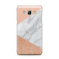 Marble Rose Gold Pink Samsung Galaxy J5 2016 Case