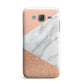 Marble Rose Gold Pink Samsung Galaxy J7 Case