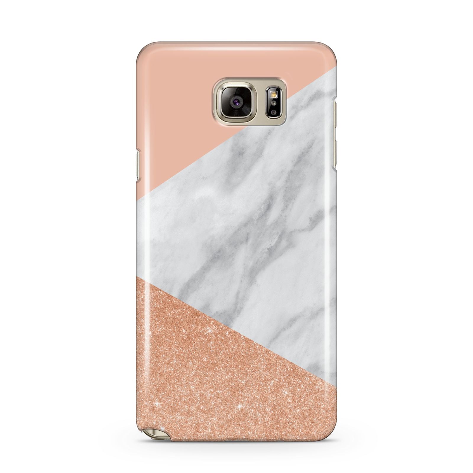 Marble Rose Gold Pink Samsung Galaxy Note 5 Case