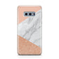 Marble Rose Gold Pink Samsung Galaxy S10E Case