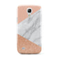 Marble Rose Gold Pink Samsung Galaxy S4 Mini Case