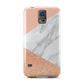 Marble Rose Gold Pink Samsung Galaxy S5 Case