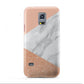 Marble Rose Gold Pink Samsung Galaxy S5 Mini Case