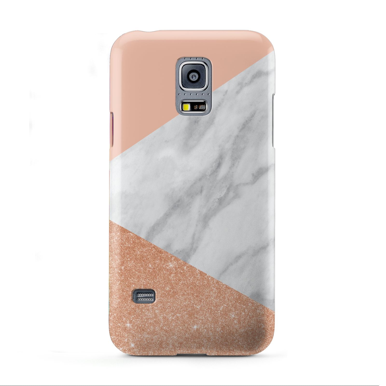 Marble Rose Gold Pink Samsung Galaxy S5 Mini Case