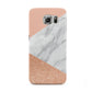 Marble Rose Gold Pink Samsung Galaxy S6 Case