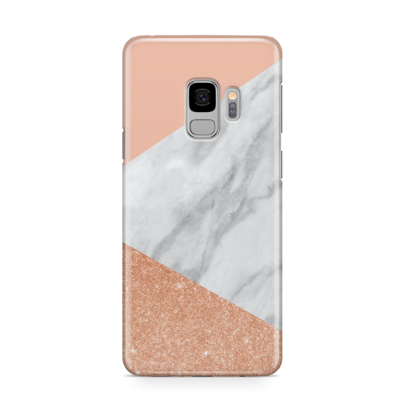 Marble Rose Gold Pink Samsung Galaxy S9 Case