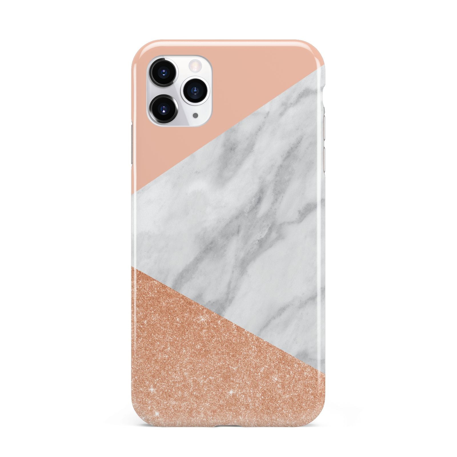 Marble Rose Gold Pink iPhone 11 Pro Max 3D Tough Case