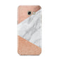 Marble Rose Gold Samsung Galaxy A5 2017 Case on gold phone