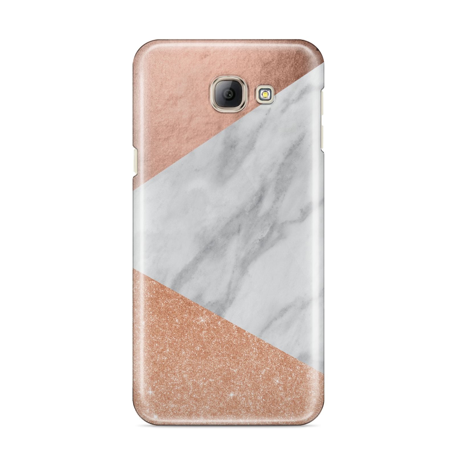 Marble Rose Gold Samsung Galaxy A8 2016 Case