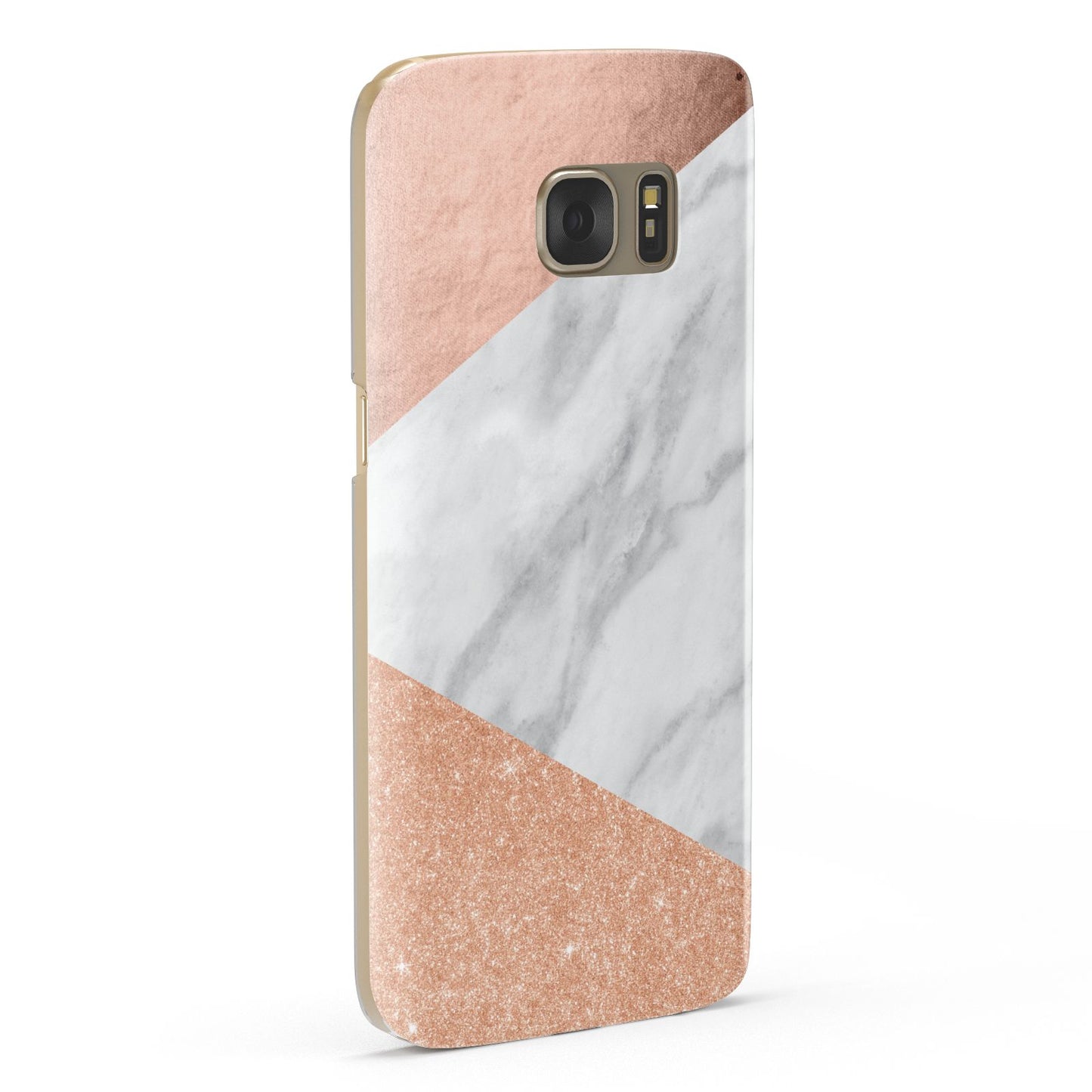 Marble Rose Gold Samsung Galaxy Case Fourty Five Degrees