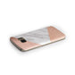 Marble Rose Gold Samsung Galaxy Case Side Close Up