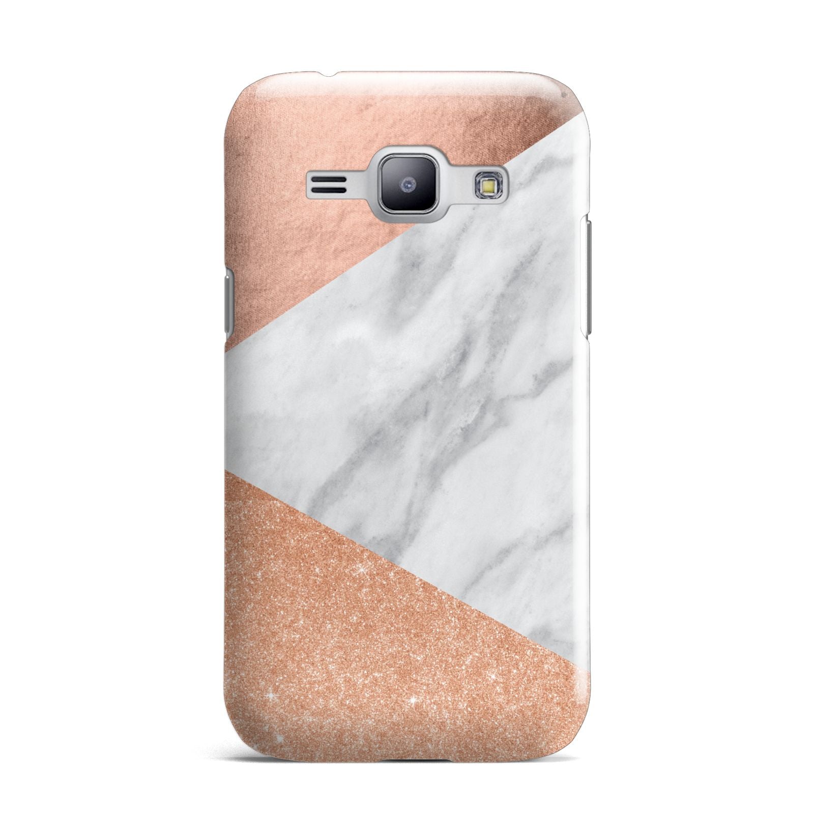 Marble Rose Gold Samsung Galaxy J1 2015 Case