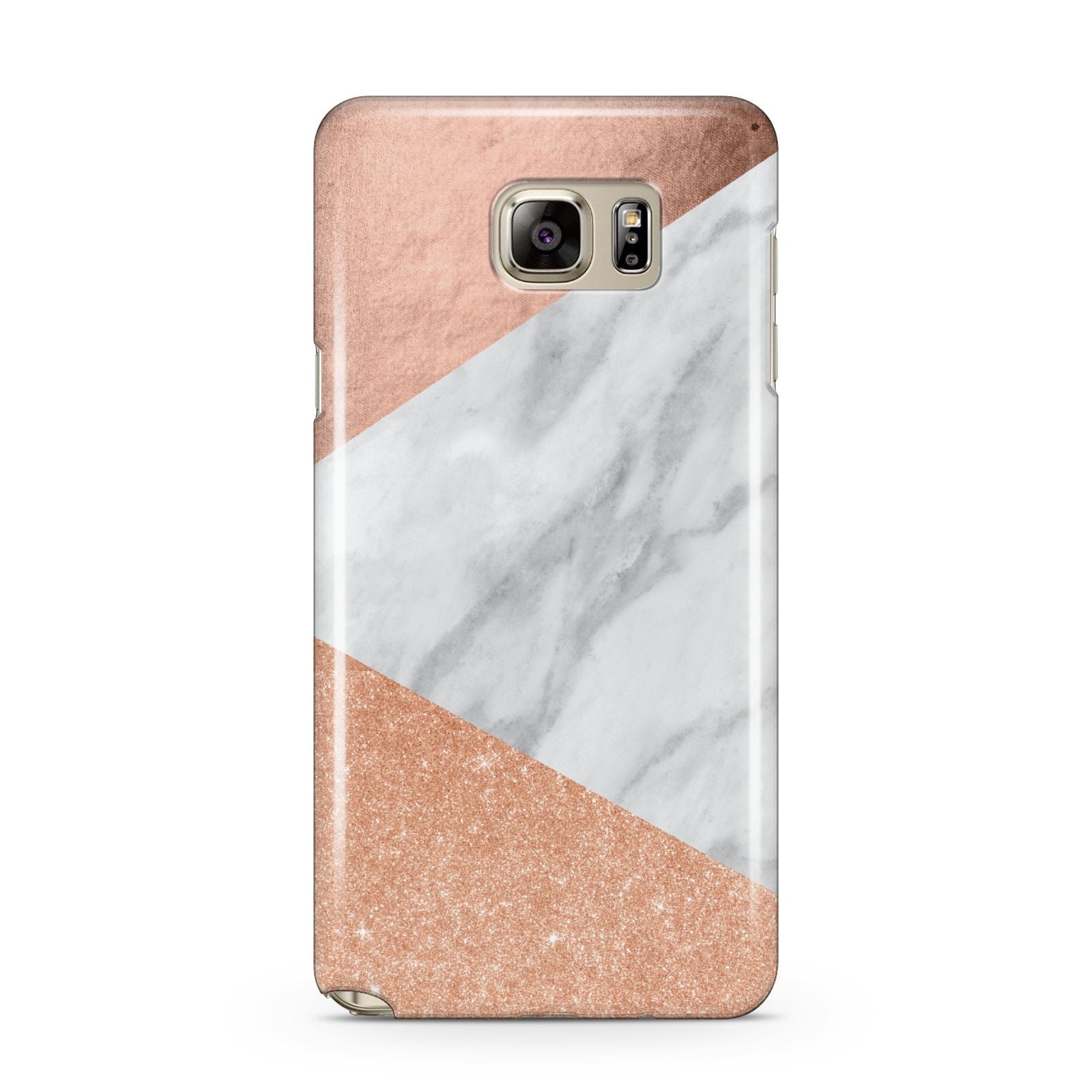 Marble Rose Gold Samsung Galaxy Note 5 Case