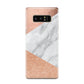 Marble Rose Gold Samsung Galaxy Note 8 Case