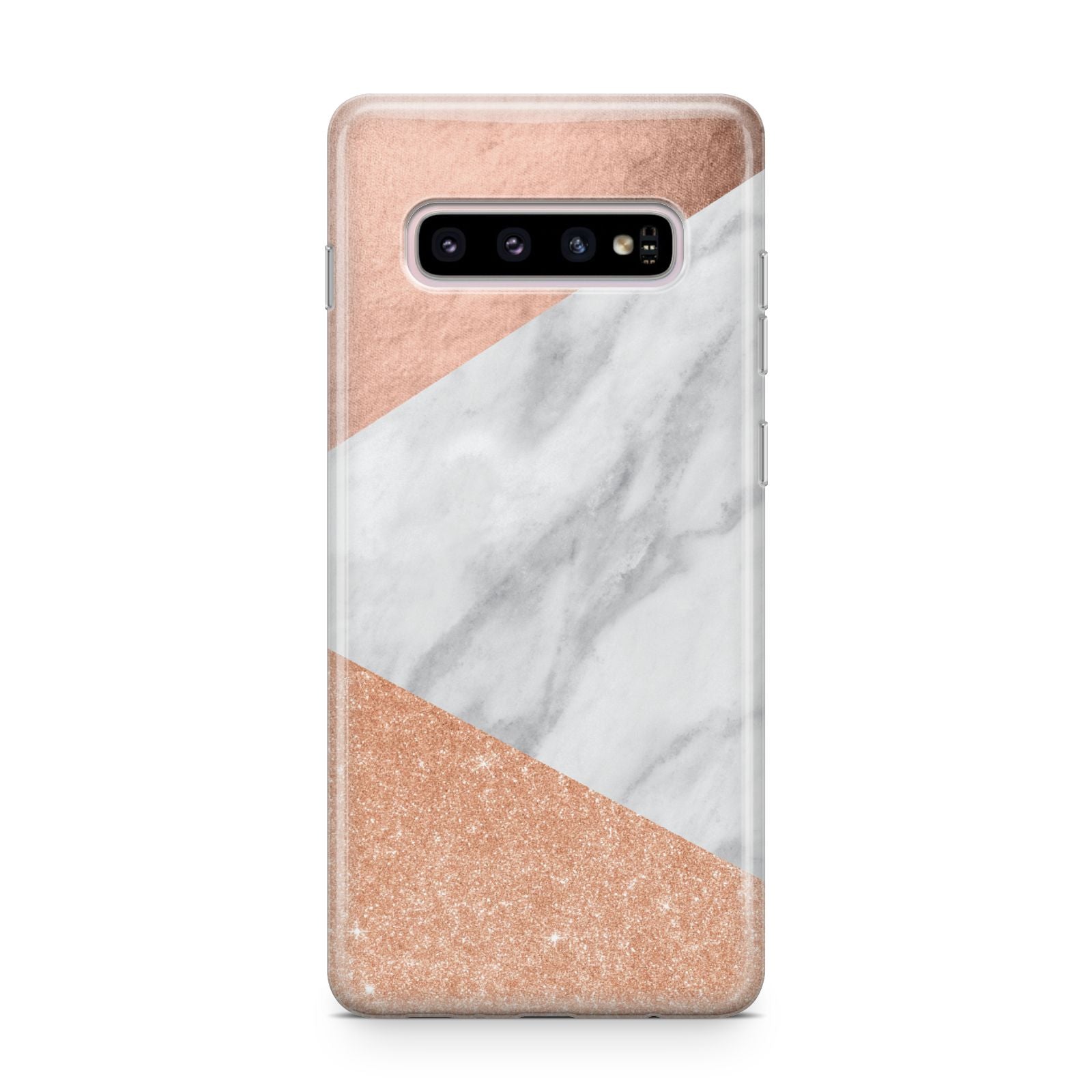 Marble Rose Gold Samsung Galaxy S10 Plus Case